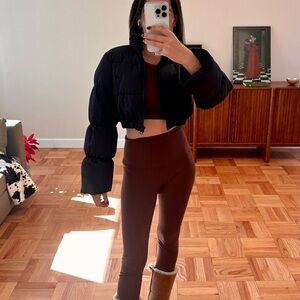 Cropped women’s puffer